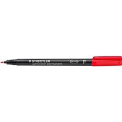 PEN STAEDTLER 318 OHP PERMANENT FINE RED