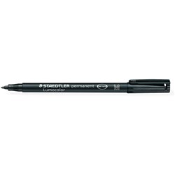 STAEDTLER 317 LUMOCOLOR OHP PENS PERMANENT MEDIUM 0.8-1.0mm Black