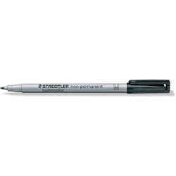 STAEDTLER 315 LUMOCOLOR OHP PENS WATER SOLUBLE MEDIUM 0.8-1.0mm Black