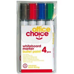 OFFICE CHOICE WHITEBOARD MRKR Marker Assorted Wlt4