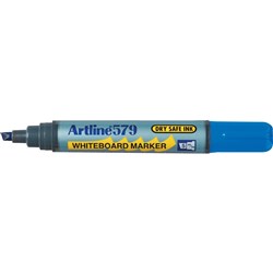 ARTLINE 579 DRYSAFE WHITEBOARD MARKER BLUE CHISEL TIP