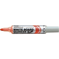 PENTEL MWL5 WHITEBOARD MARKER MAXIFLOW BULLET POINT RED