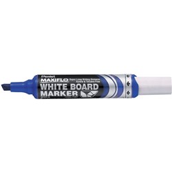 PENTEL MWL6 WHITEBOARD MARKER Maxiflo Chisel Point Blue