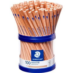 STAEDTLER 130 NATURAL PENCIL HB Cup 100