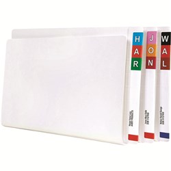 LATERAL WHITE FOOLSCAP FILE WITH SPRIAL SPRING BOX50 BX50