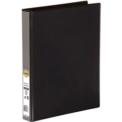 BINDER A4 3D 25MM INSERT BLACK