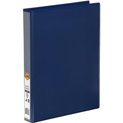 BINDER A4 3D 25MM INSERT BLUE
