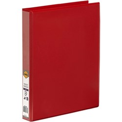 BINDER A4 3D 25MM INSERT RED