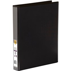 INSERT BINDERS A4 4D 25mm BLACK