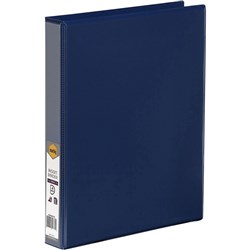 INSERT BINDERS A4 4D 25MM BLUE