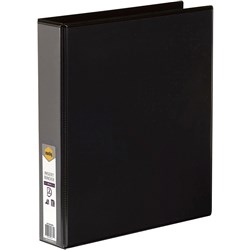 BINDER A4 2D 38MM INSERT BLACK