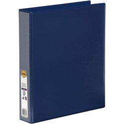 BINDER A4 2D 38MM INSERT BLUE