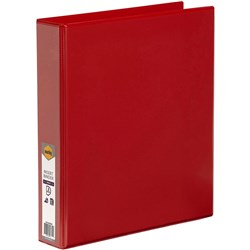 BINDER A4 2D 38MM INSERT RED