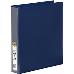 INSERT  BINDER A4 4D RING 38MM BLUE