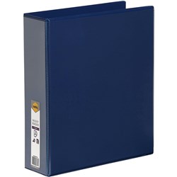 BINDER A4 2D 50MM INSERT BLUE
