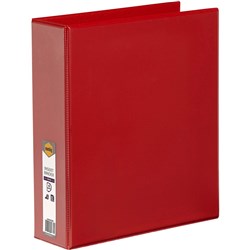 BINDER A4 4D 50MM INSERT RED