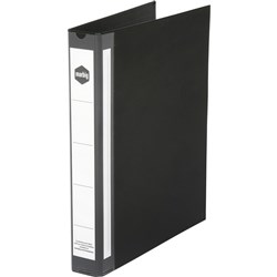 DELUXE PVC BINDERS A4 4 'D' 25mm Black