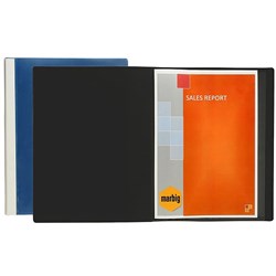 MARBIG CLEARVIEW DISPLAY BOOKS A4 76 Pocket Black