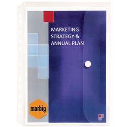 MARBIG BINDER WALLET A4 Clear