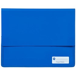 MARBIG POLYPICK DOCUMENT WLT A4 Heavy Duty Wallet Blue