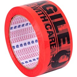 NACHI SP101 FRAGILE TAPE Black / Orange 48mmx66m ROLL Roll