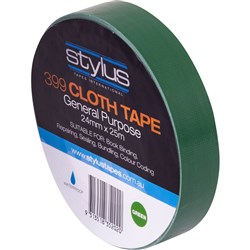 STYLUS 399 CLOTH TAPE Green 24mmx25m ROLL