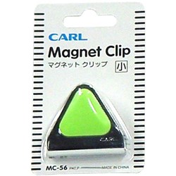 CARL MC56 MAGNETIC CLIP 45mm 15Sht Cap Green
