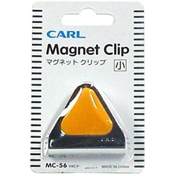 CARL MC56 MAGNETIC CLIP 45mm 15Sht Cap Orange