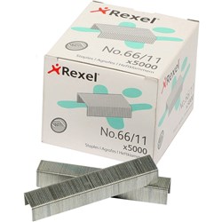 REXEL STAPLES No.66 11mm Giant 80sht 5000