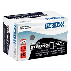 RAPID 73/12 STAPLES 12mm HD31 Box of 5000