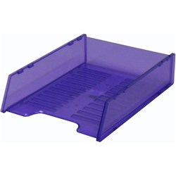 ITALPLAST DOCUMENT TRAY Multifit -Translucent Purple