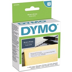 DYMO LABELWRITER LABELS Multipurpose (Removable) 19x51mm