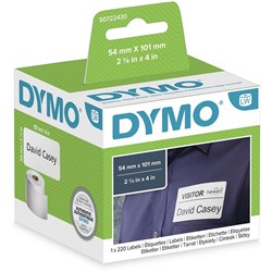 DYMO LABELWRITER LABELS SHIPPING 101 X 54MM SD99014 BX220