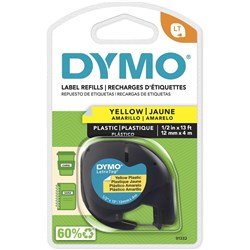 TAPE LETRA PLAST 12MMx4M HYPER YELL