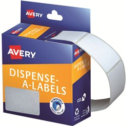 AVERY DISPENSER LABELS Rectangles DMR3549W 35x49mm White B220