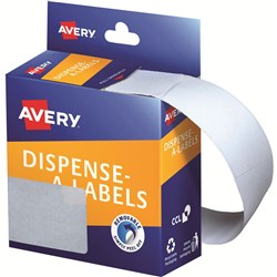 AVERY DISPENSER LABELS Rectangles DMR8943W 89x43mm White B100