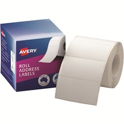 AVERY ADDRESS LABELS 70x36mm Roll White Roll of 500