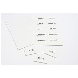 REXEL CONVENTION INSERT CARDS For Holders Box of 250
