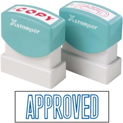 XSTAMPER - 1 COLOUR - TITLES A-C 1008 Approved Blue