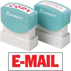 XSTAMPER - 1 COLOUR - TITLES D-F 1651 Email Red