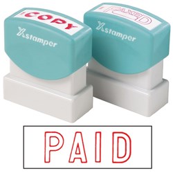 XSTAMPER 1005 PAID RED
