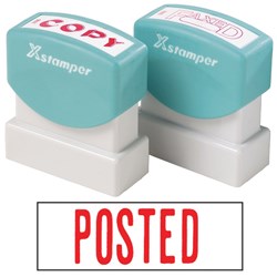 XSTAMPER - 1 COLOUR - TITLES P-Q 1047 Posted Red