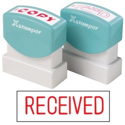 XSTAMPER - 1 COLOUR - TITLES R-Z 1116 Received Red