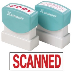 XSTAMPER - 1 COLOUR 1196 Scanned Red