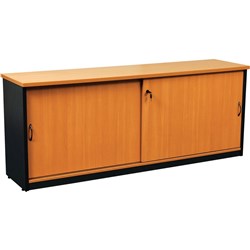 LOGAN CREDENZA 1800X450 Beech & Ironstone