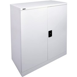 GO STATIONERY CUPBOARD H1015xw910xd450mm White