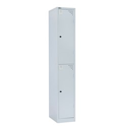 STEEL STORAGE LOCKER 380 Wide 2 Door