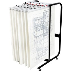 PLANHORSE MOBILE TROLLEY A0-2000 HOLDS 20 CLAMPS 1330 HIGH