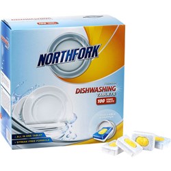 NORTHFORK DISHWASHING TABLETS Premium All In One Tub 100