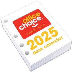 Office Choice Desk Calendar Side Opening Refill 102x76mm Day to a Page - 2023